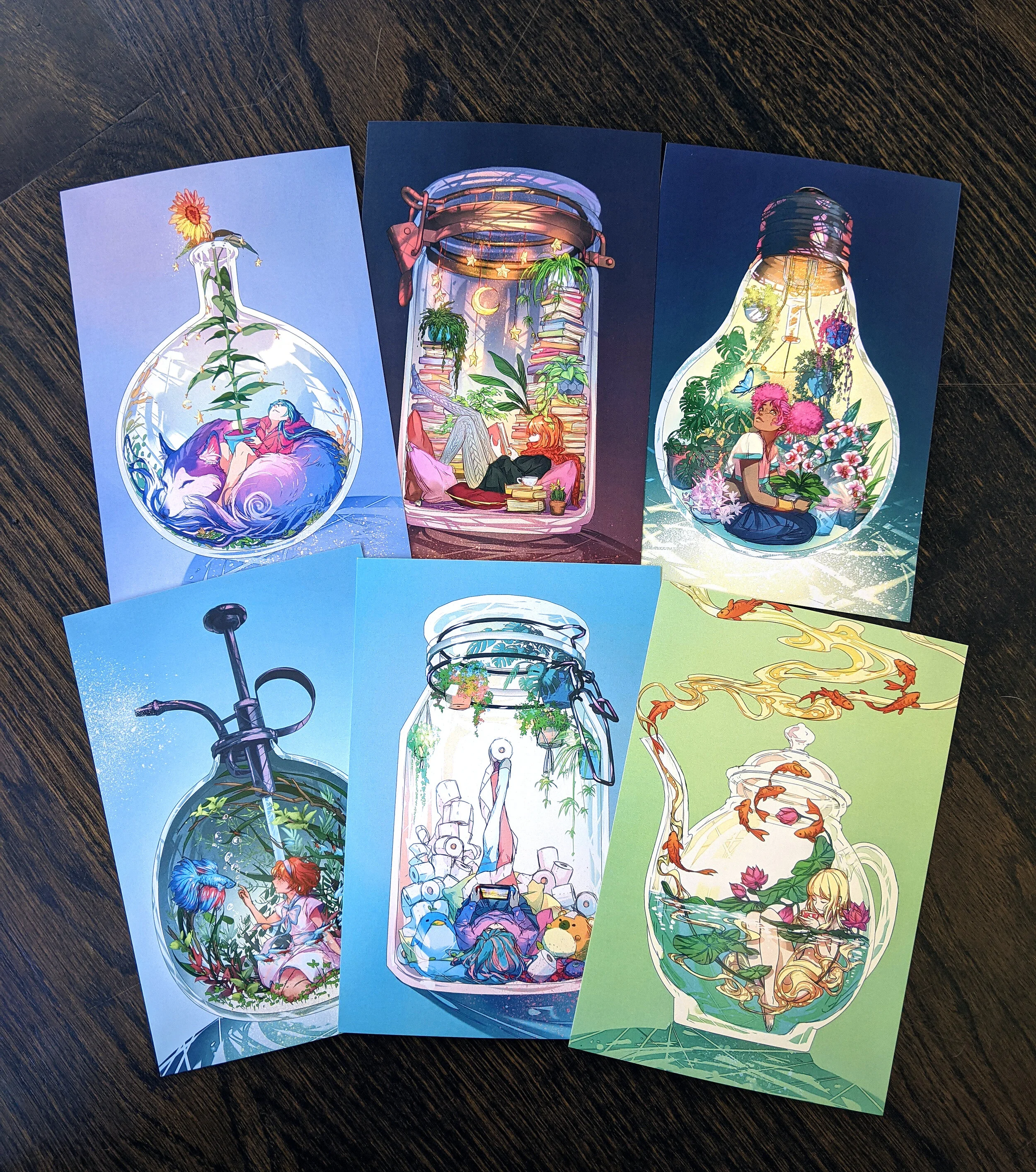 Postcards and Bookmarks — Yuumei